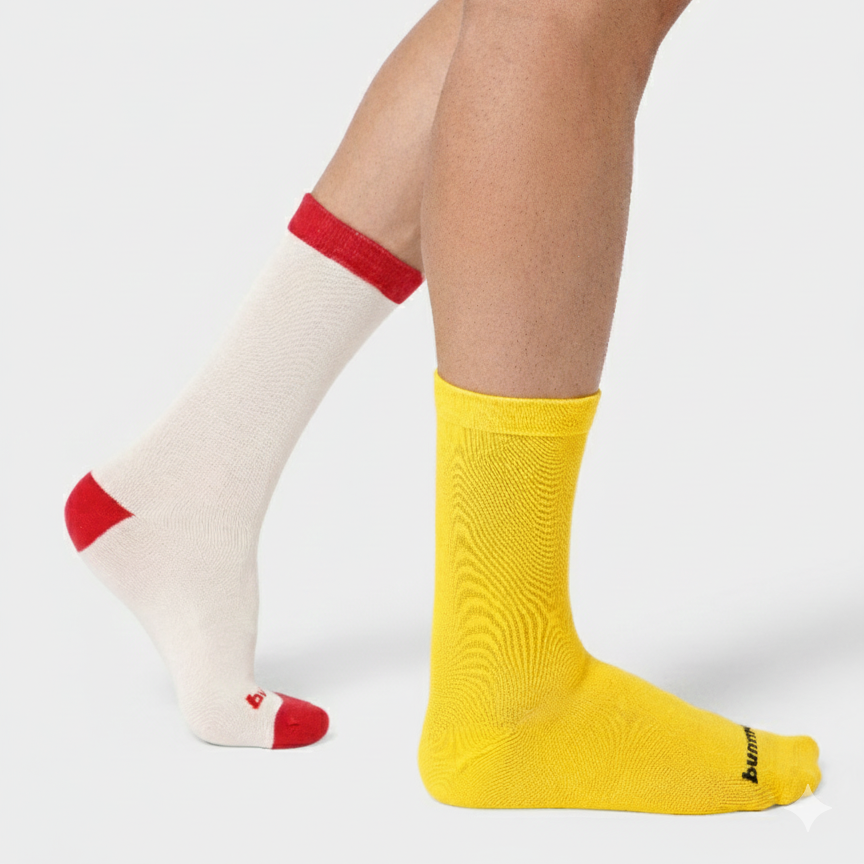 Unisex Quarter Socks -  2 Pack